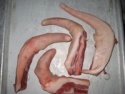 frozen pork tails - product's photo