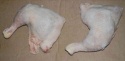frozen chicken leg quarters - product's photo